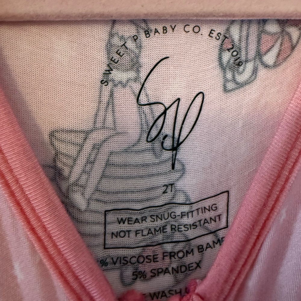 Pink 2T Elf on the Shelf Zippy Pajamas - Picture 3 of 5